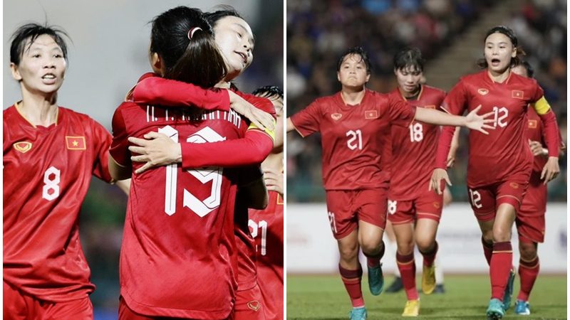 Thắng đậm Campuchia để vào chung kết SEA Games, tuyển nữ Việt Nam hạnh phúc: ‘Chúng em tự tin giành Vàng về cho Tổ Quốc’