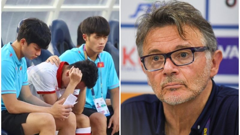 HLV Troussier: ‘Tôi thừa nhận các bàn thua với U22 Việt Nam thật ngớ ngẩn, hàng phòng ngự quá kém’