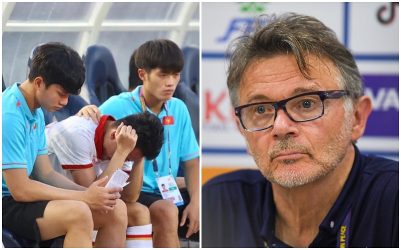 HLV Troussier: ‘Tôi thừa nhận các bàn thua với U22 Việt Nam thật ngớ ngẩn, hàng phòng ngự quá kém’