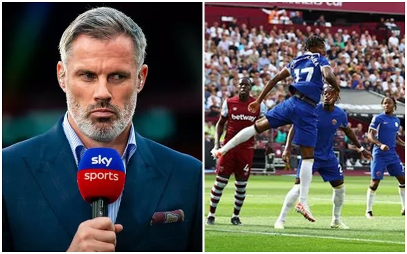 Jamie Carragher chỉ trích dữ dội hàng thủ Chelsea