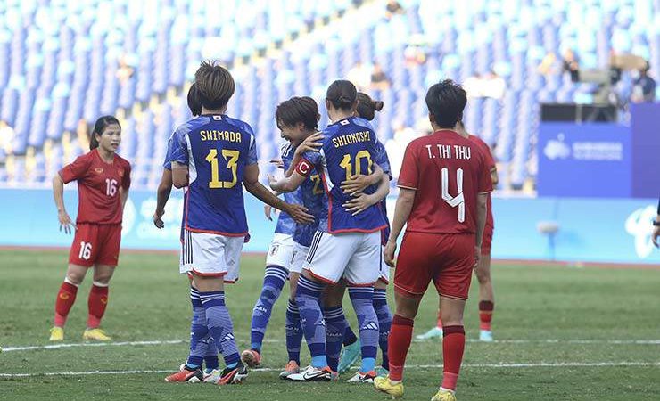 Thua thảm Nhật Bản 0-7, tuyển nữ Việt Nam nối gót tuyển nam, chính thức dừng chân từ vòng bảng ASIAD