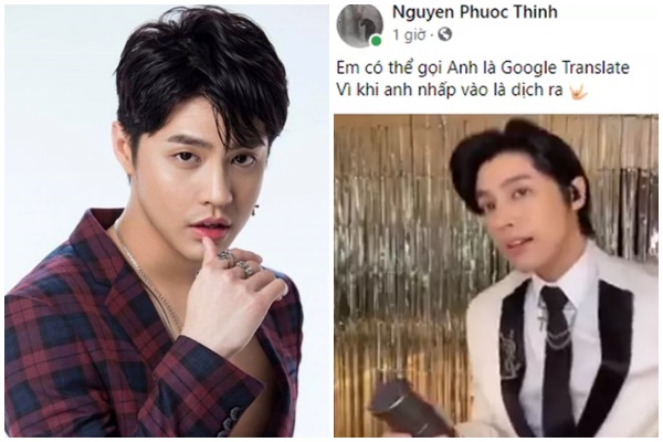 Noo Phước Thịnh gây lú với phát ngôn: ‘Em có thể gọi anh là Gu Gồ dịch, vì anh nhấp vào là dịch ra’