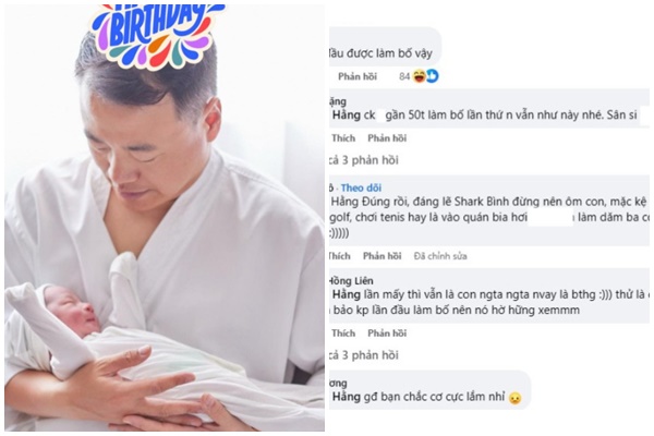 Phương Oanh vừa sinh 2 bé rồng, Shark Bình nhận ngay bình luận kém duyên về chuyện dò “long mạch”, ngay lập tứ “cá mập” ph.ản đò.n cực thâm: Đúng là người học cao, nói câu nào thấm câu đó