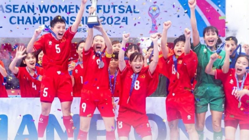 2 trận ghi 26 bàn, tuyển futsal nữ Việt Nam tiến gần giấc mơ World Cup