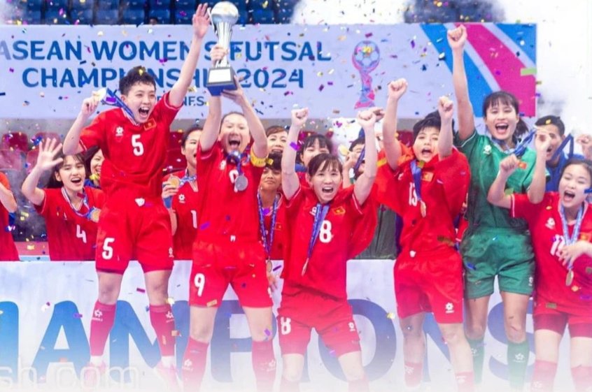 2 trận ghi 26 bàn, tuyển futsal nữ Việt Nam tiến gần giấc mơ World Cup